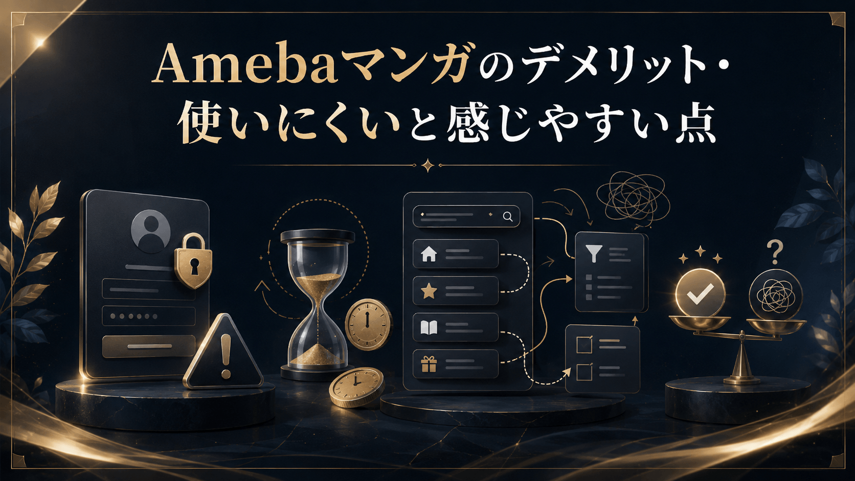 Amebaマンガのデメリットと使いにくいと感じやすい点