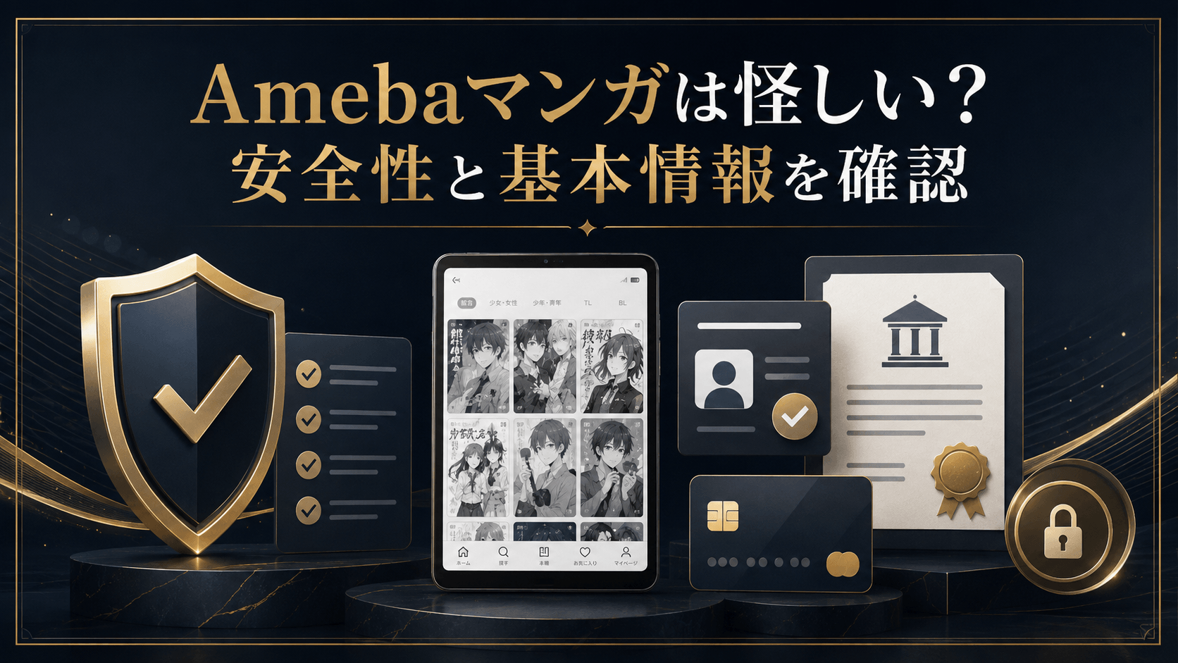 Amebaマンガは怪しいのか安全性と基本情報を確認