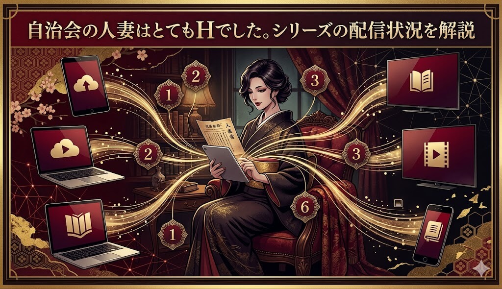 自治会の人妻はとてもHでした。シリーズの配信状況を解説