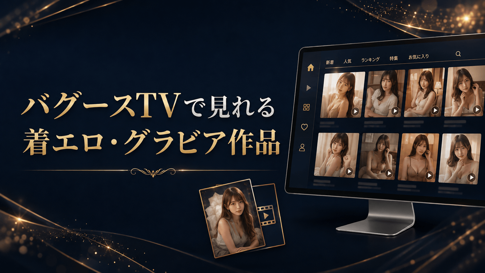 バグースTVで見れる着エロ・グラビア作品