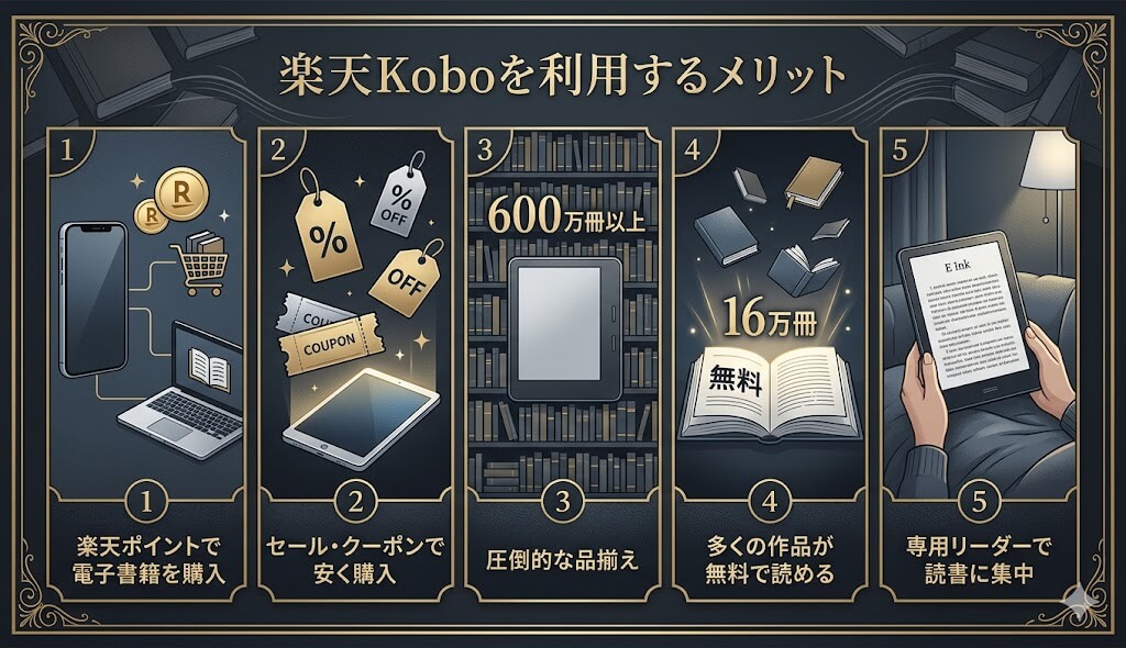 楽天Koboを利用するメリット