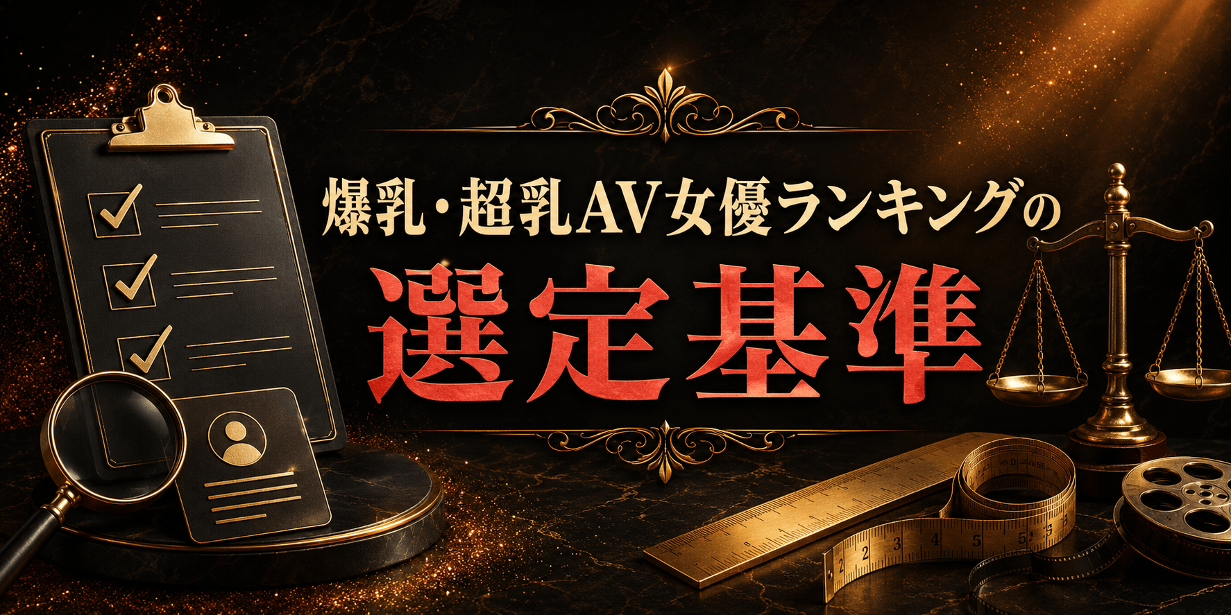 爆乳・超乳AV女優ランキングの選定基準