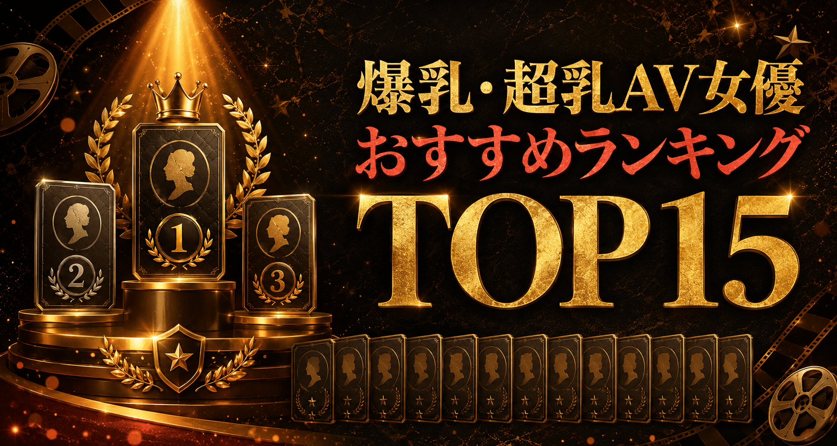 爆乳・超乳AV女優おすすめランキングTOP15