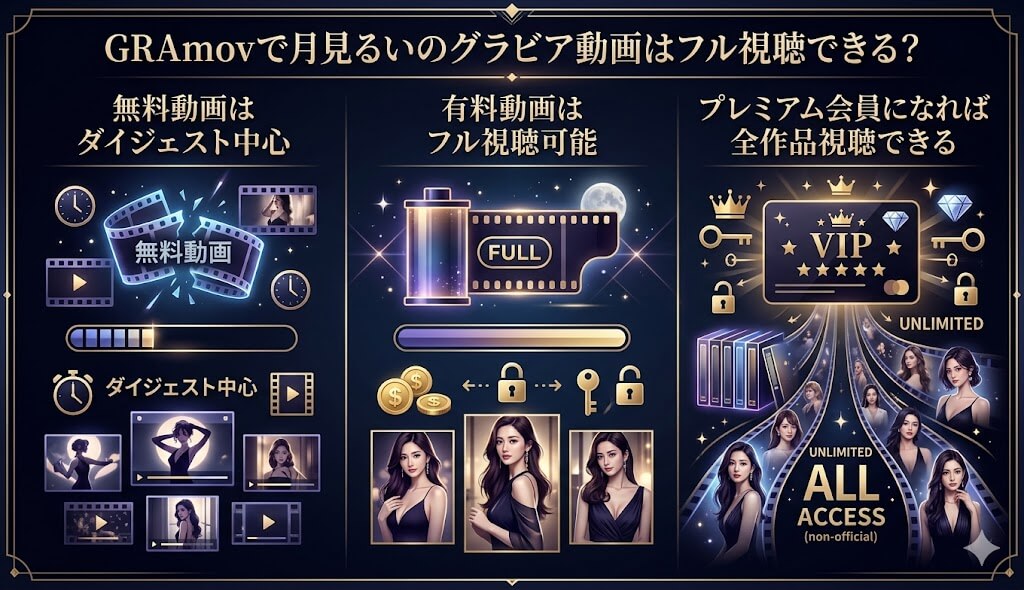 GRAmovで月見るいのグラビア動画はフル視聴できる？