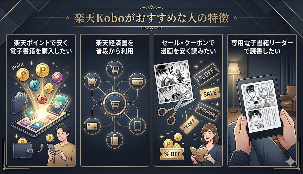 楽天Koboがおすすめな人の特徴
