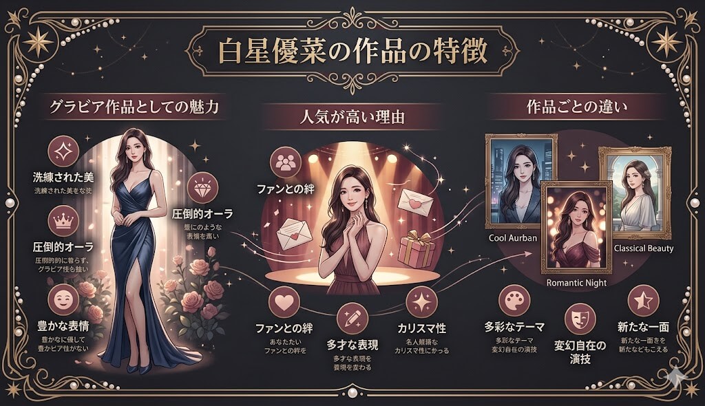 白星優菜の着エロ作品の特徴