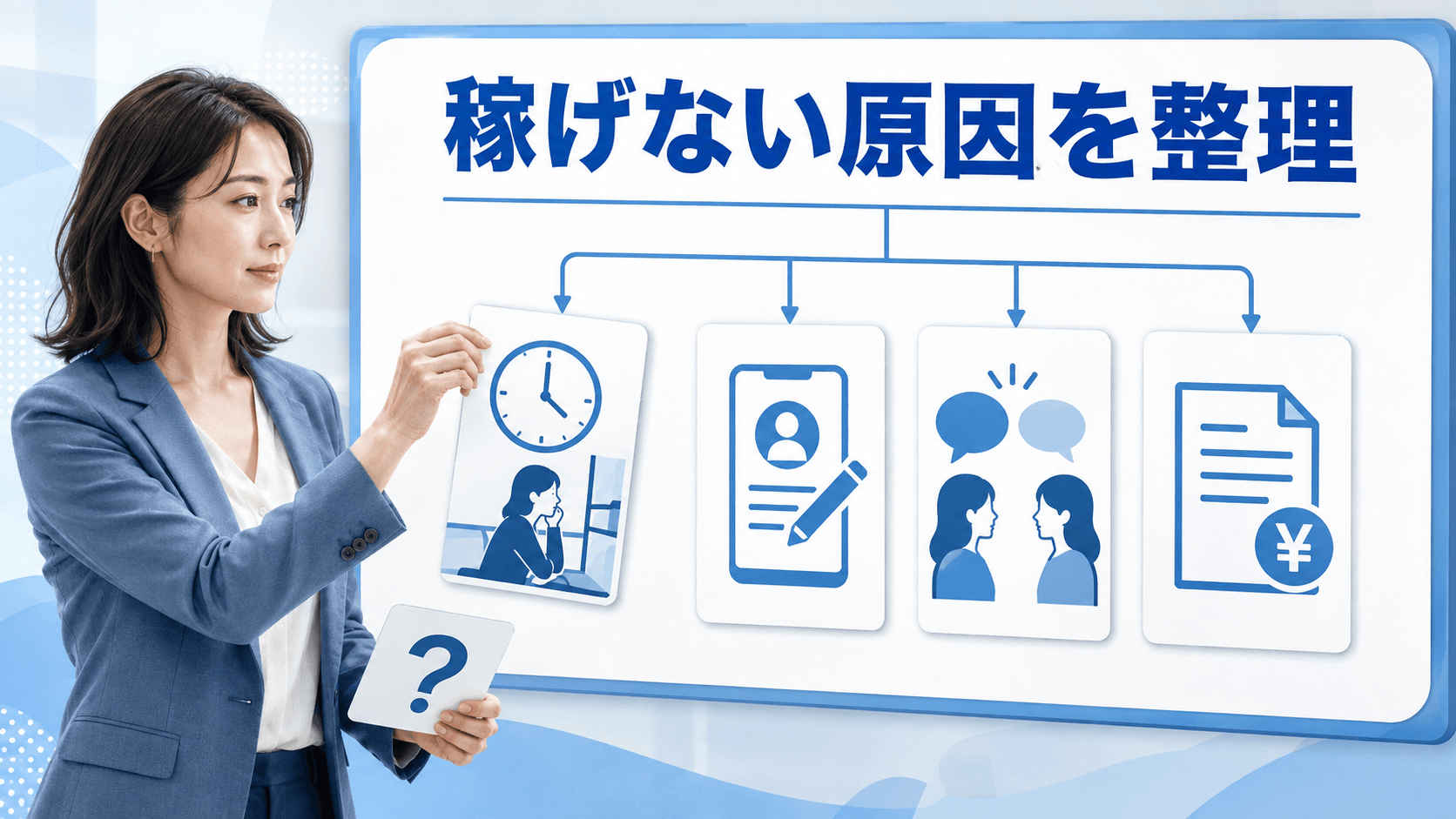 待機・プロフィール・会話・報酬から稼げない原因を整理する成人女性
