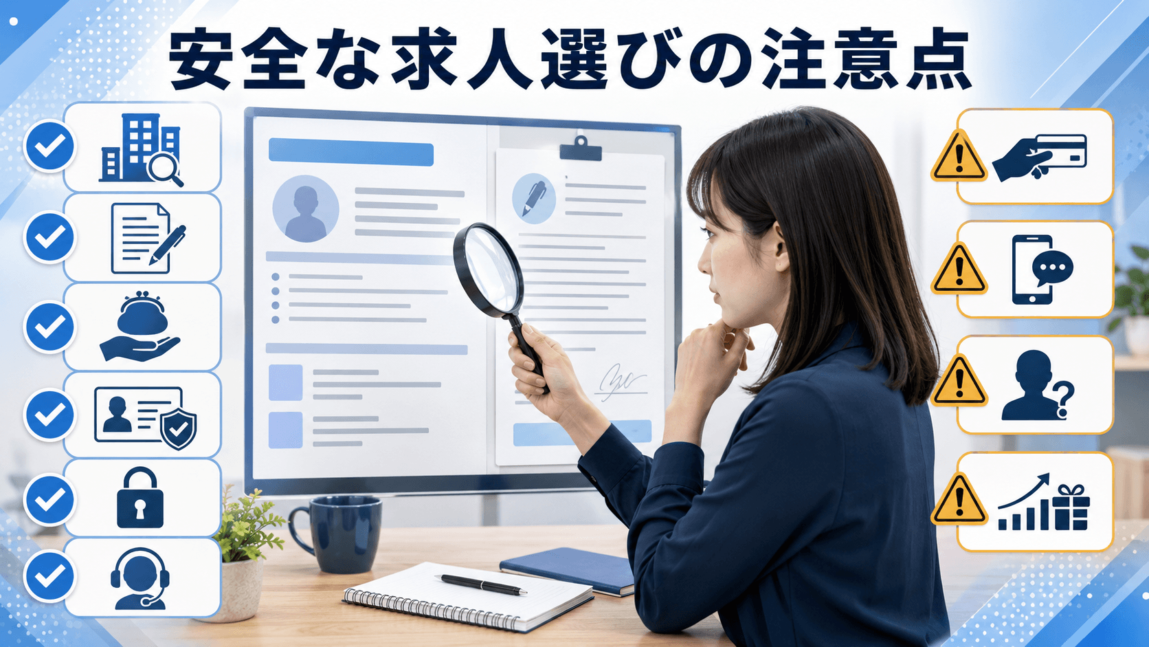 運営会社や契約条件を確認して在宅チャットレディ求人を選ぶ女性