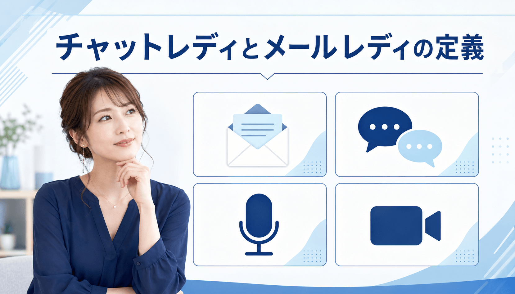 メール・テキストチャット・音声通話・ビデオ通話の違い