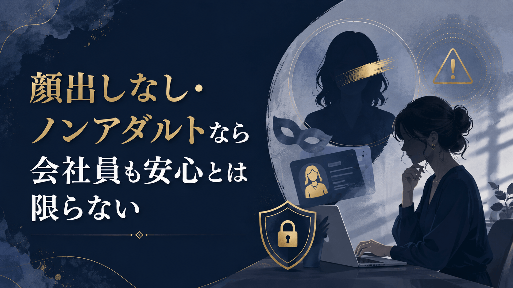 顔出しなし・ノンアダルトでも確認したい会社員の身バレ対策
