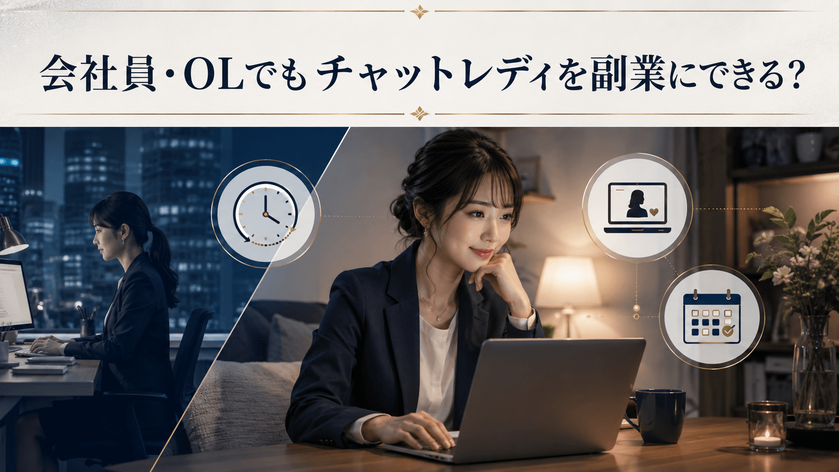 会社員・OLでもチャットレディを副業にできるかを解説