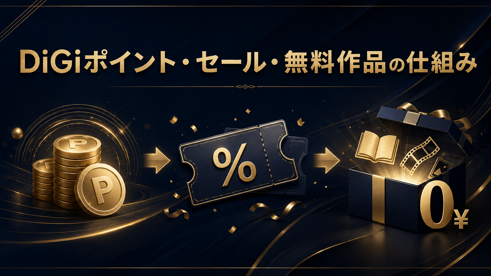 DiGiポイント・セール・無料作品の仕組みを解説