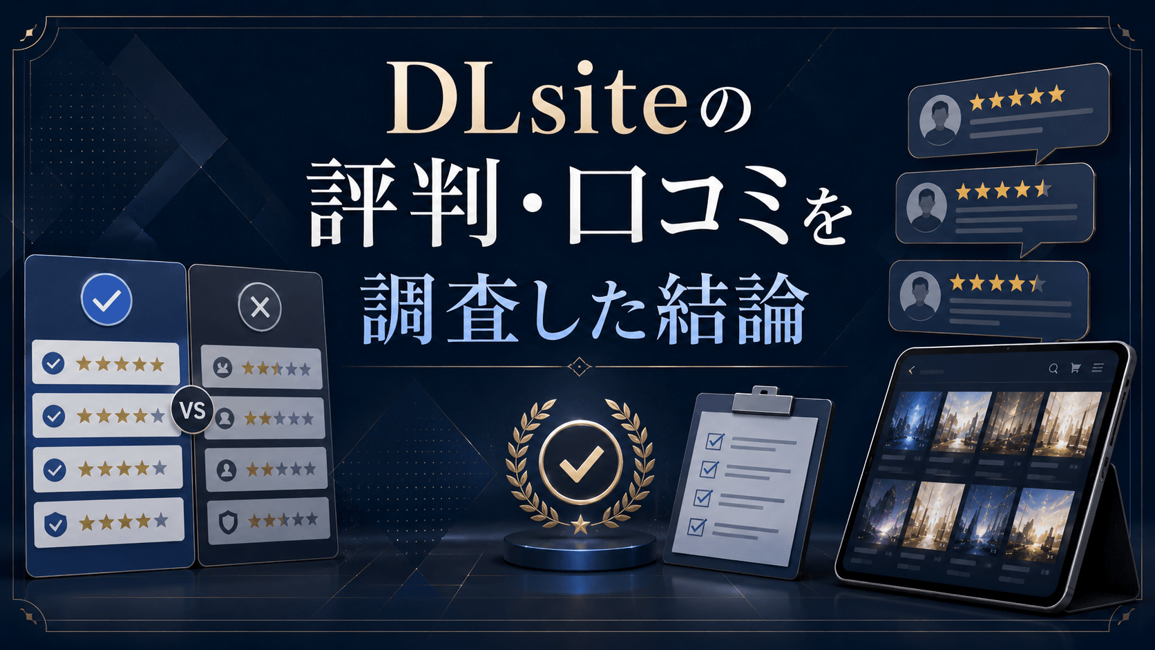 DLsiteの評判・口コミを調査した結論