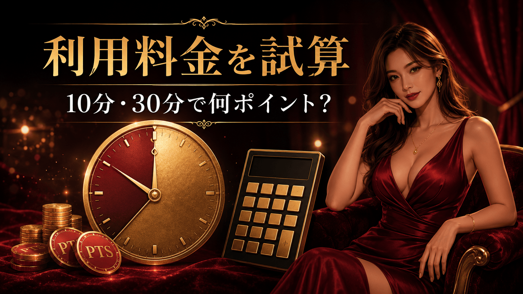 DXLIVEを10分・30分利用した場合の消費ポイントを試算