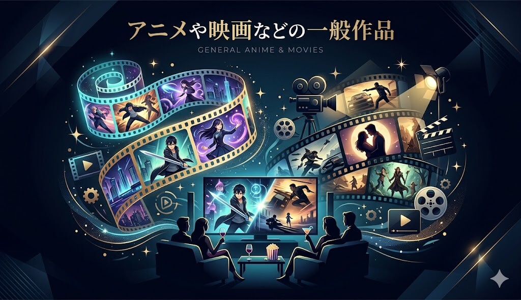 アニメや映画などの一般作品ならU-NEXT