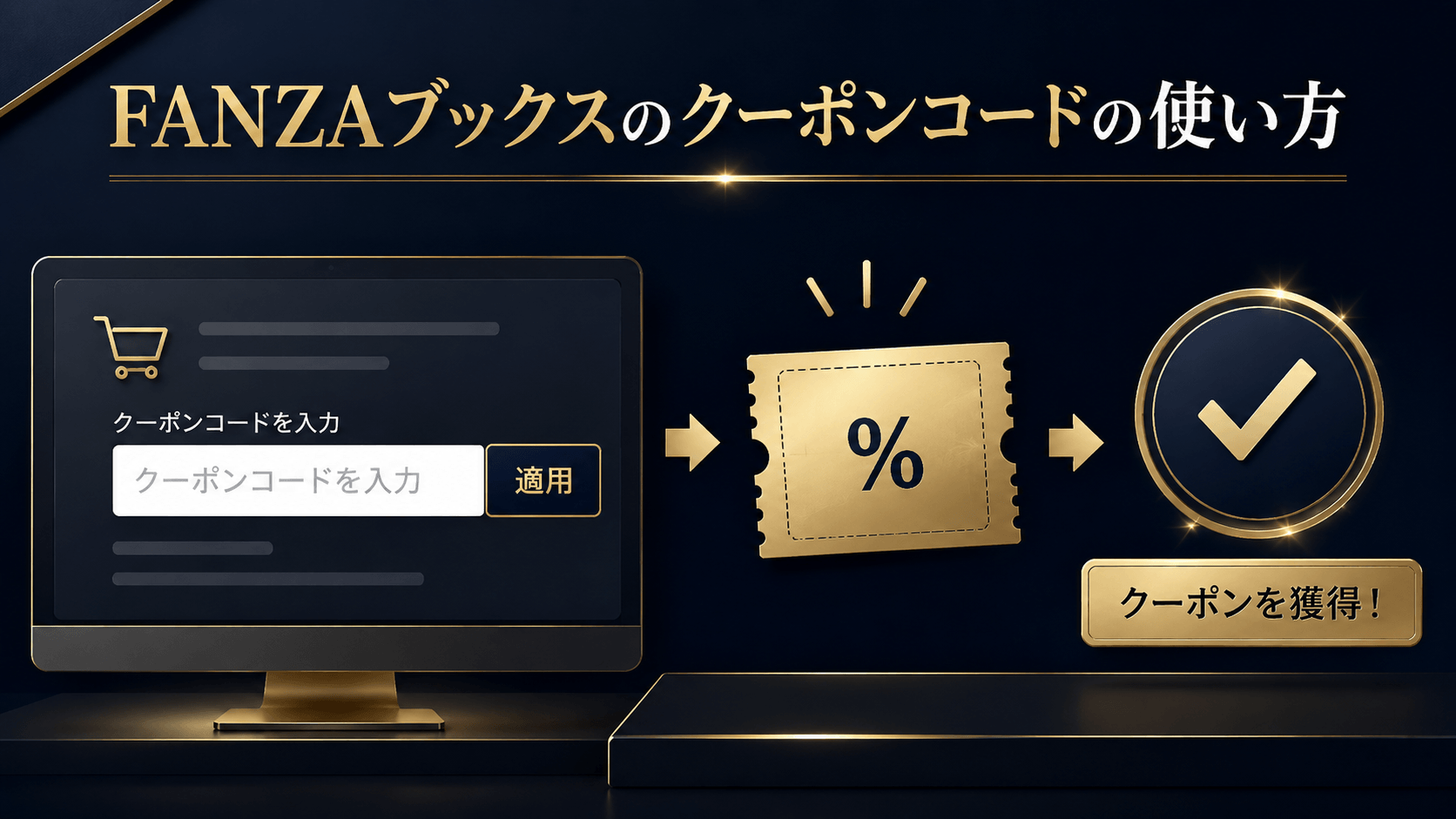 FANZAブックスのクーポンコードの使い方