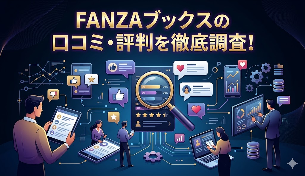 FANZAブックスの評判は機能性が低くてダメ？リアルな口コミからメリット・デメリットを調査