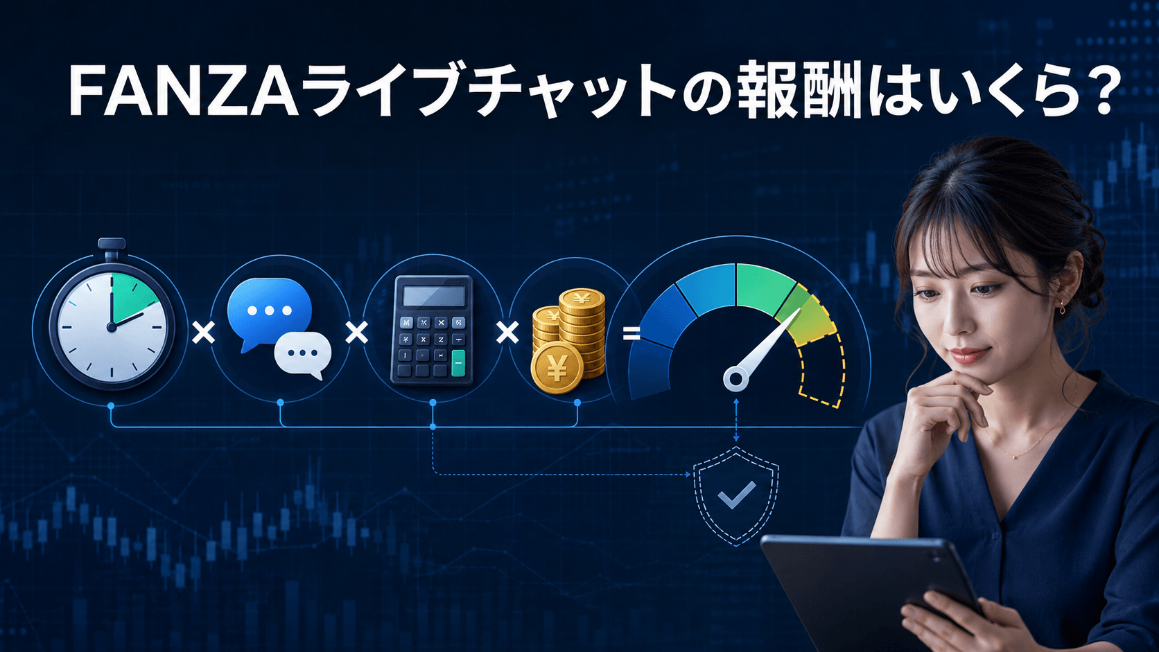FANZAライブチャットのチャット形式別報酬と稼げる仕組み