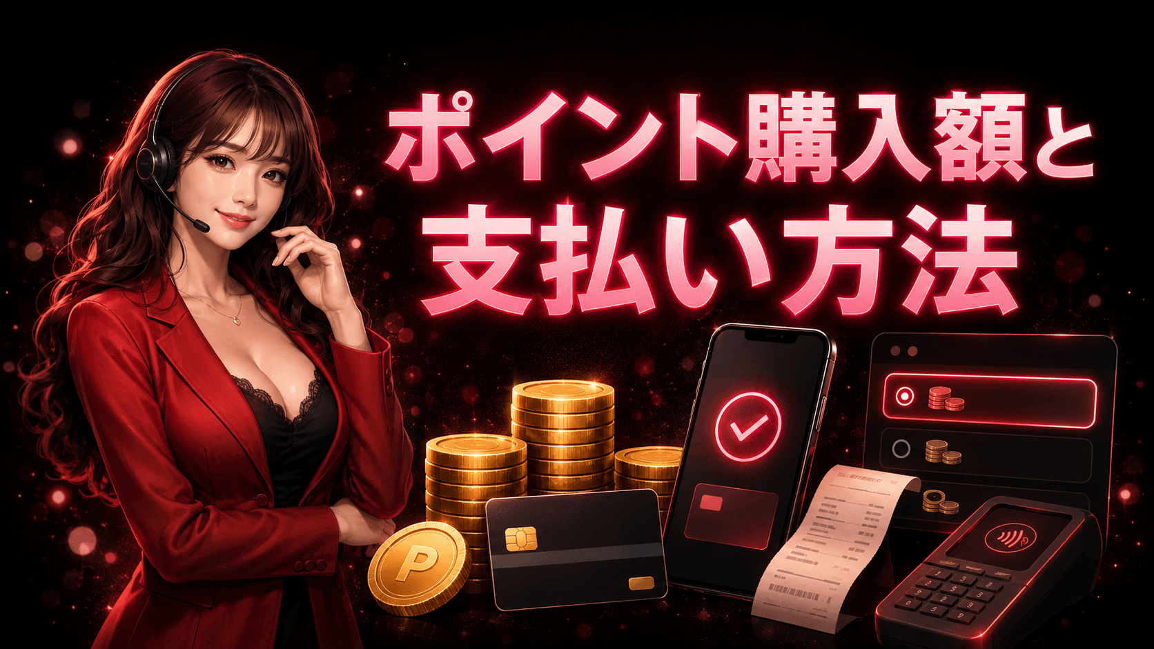 FANZAライブチャットのポイント購入と利用できる支払い方法を表した画像