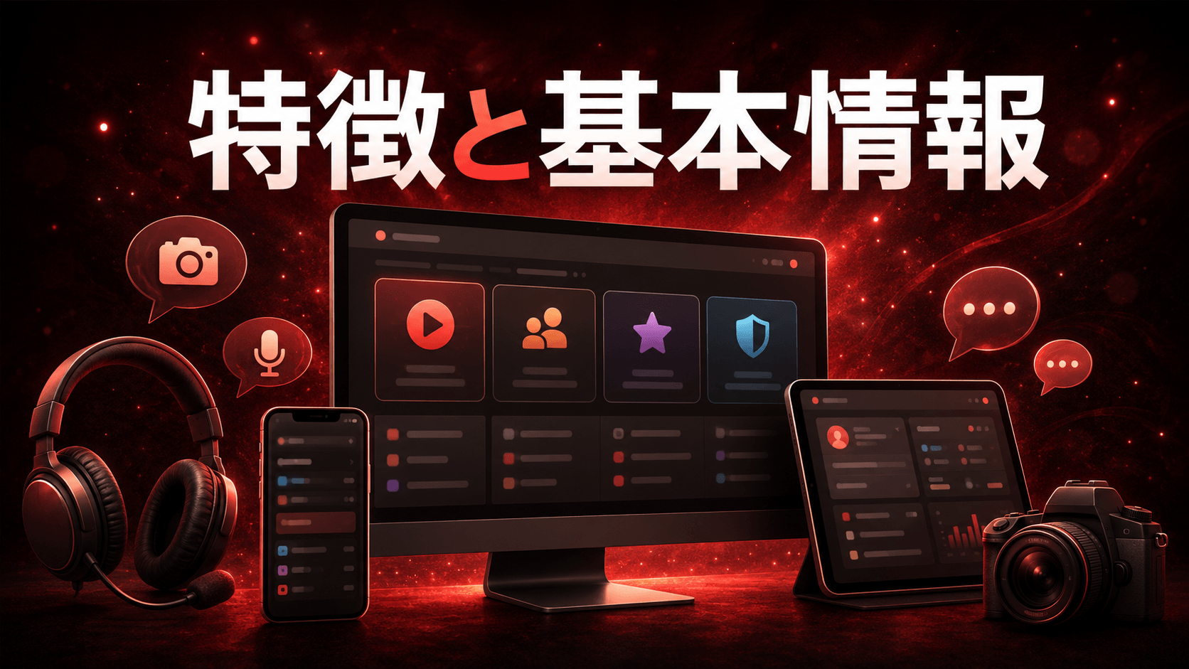 FANZAライブチャットの特徴と基本情報を示す端末のイメージ