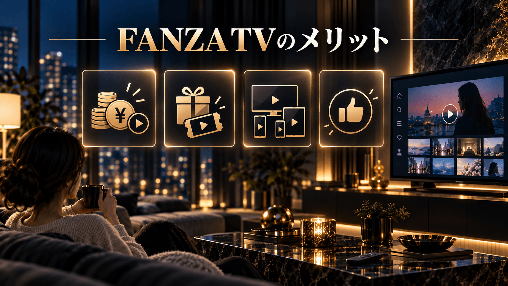 FANZA TVのメリット