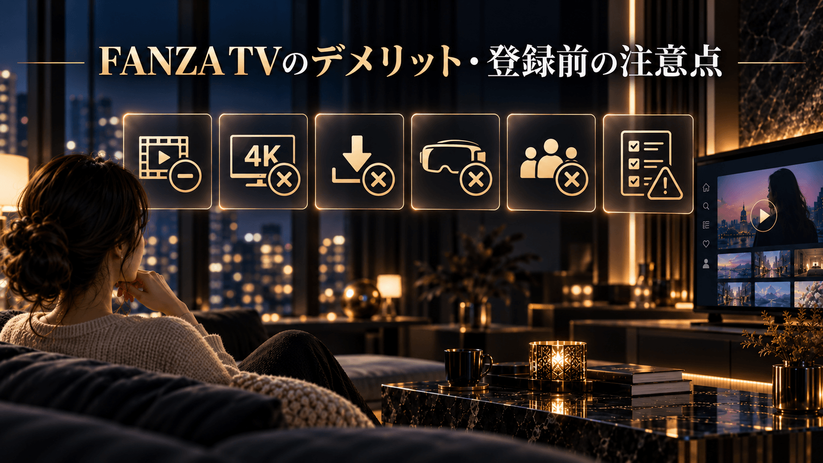 FANZA TVのデメリット・登録前の注意点