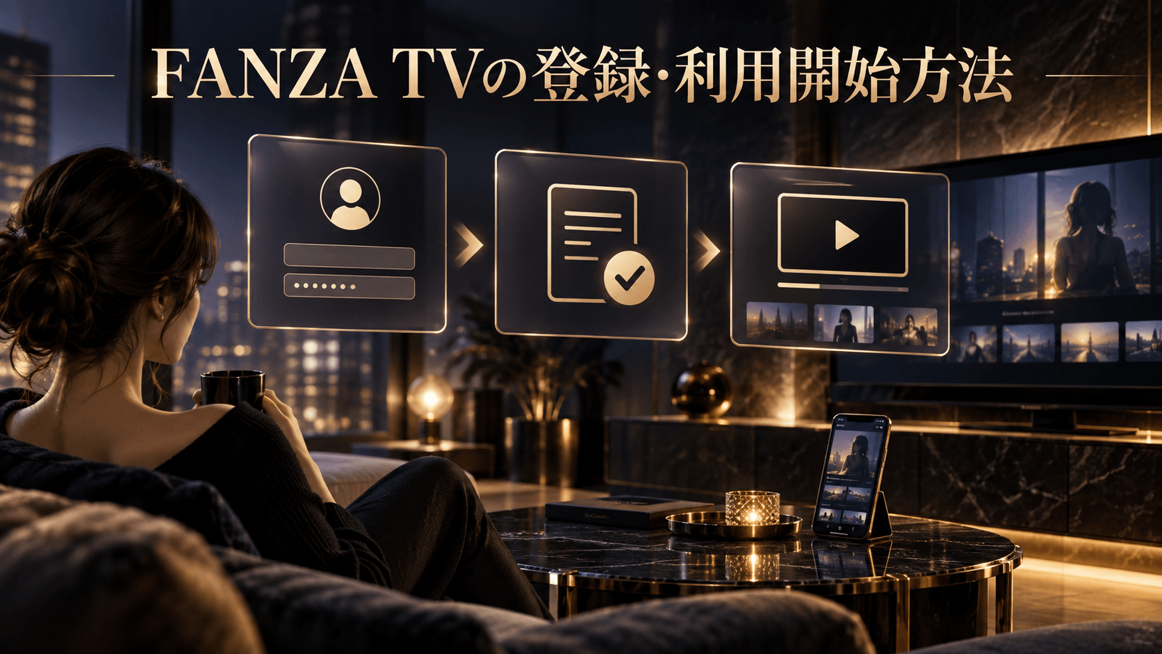 FANZA TVの登録・利用開始方法