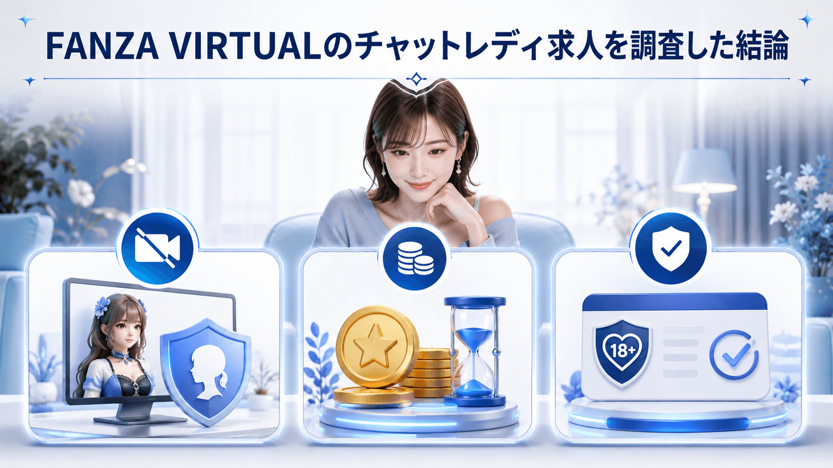 FANZA VIRTUALのチャットレディ求人を調査した結論