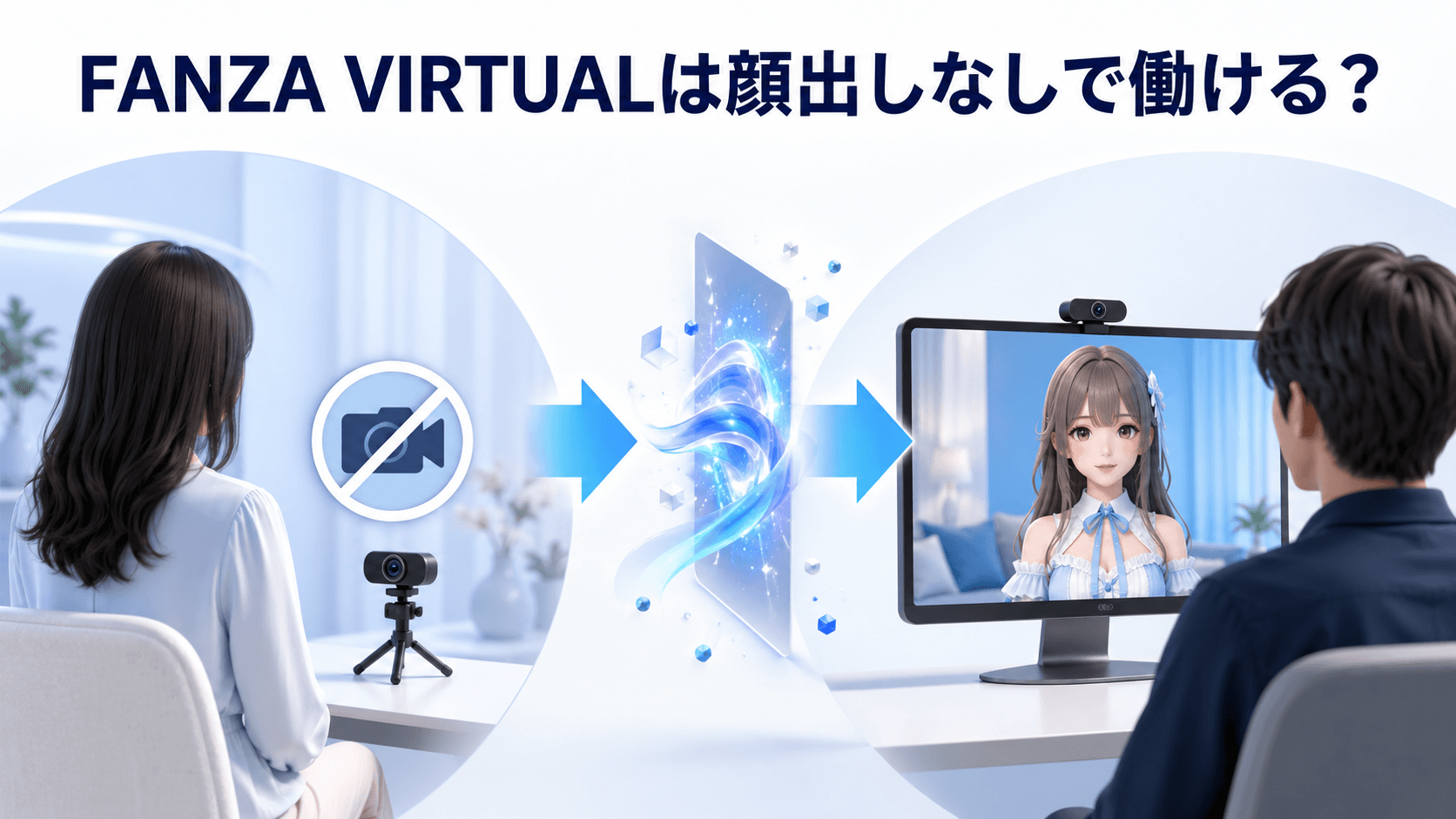 FANZA VIRTUALで顔出しせずに働く方法