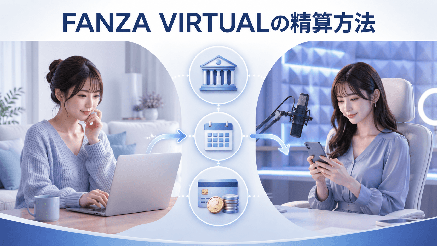 FANZA VIRTUALの報酬の精算方法