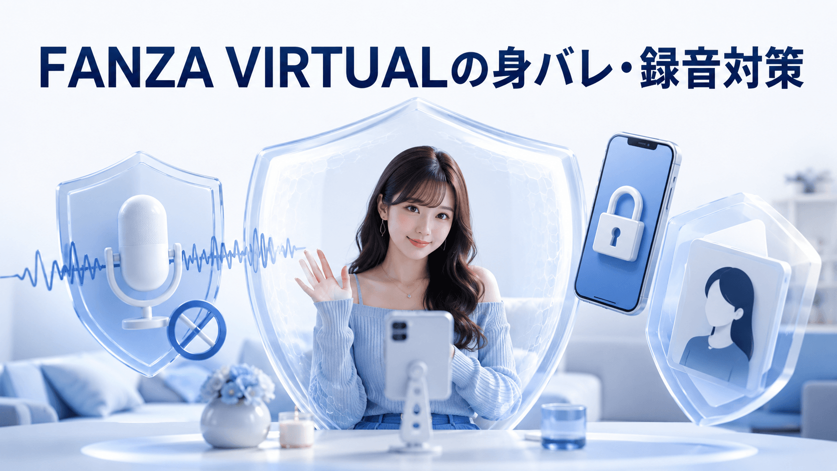 FANZA VIRTUALで働く際の身バレ防止と録音対策