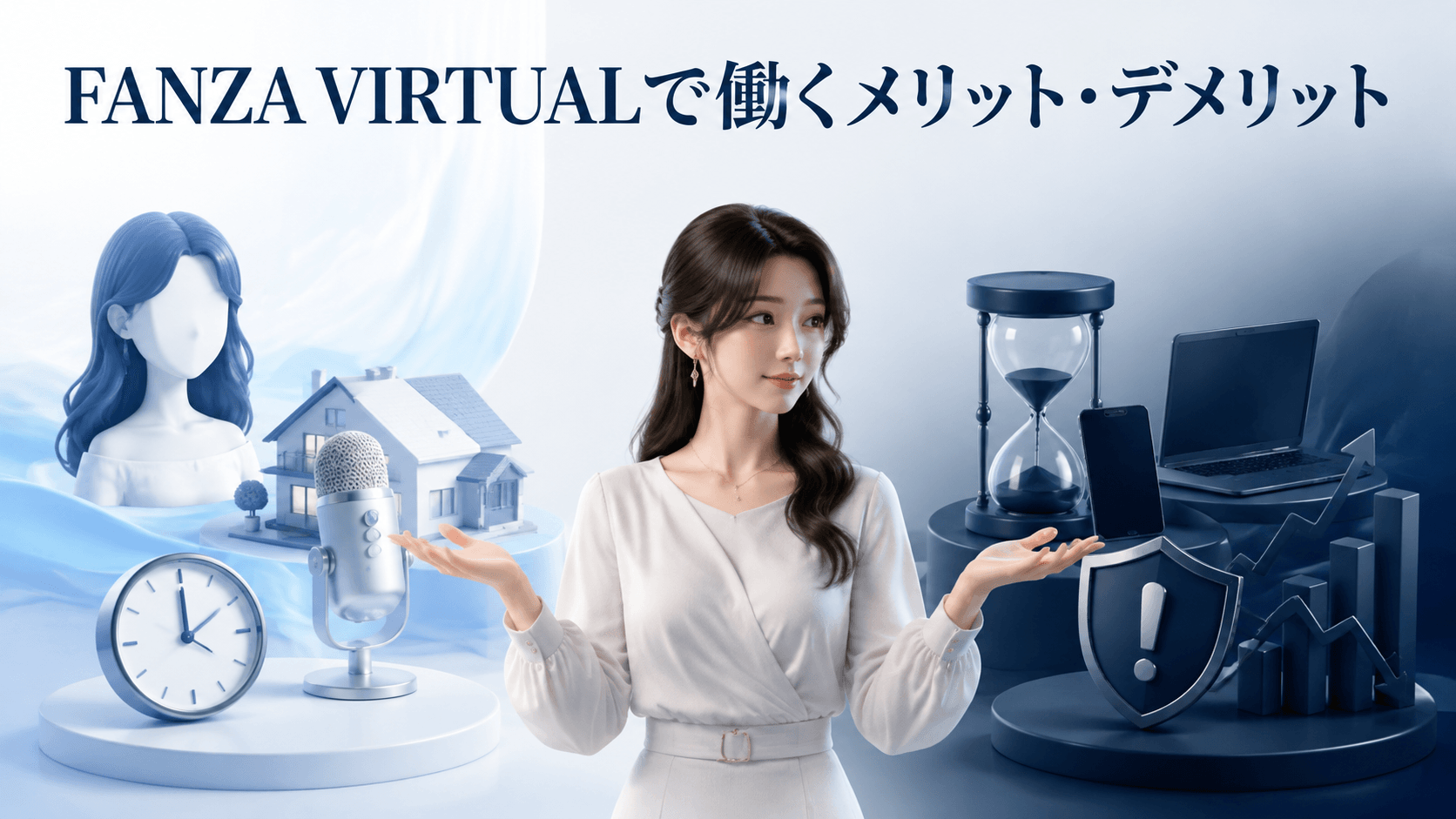 FANZA VIRTUALでチャットレディとして働くメリットとデメリット
