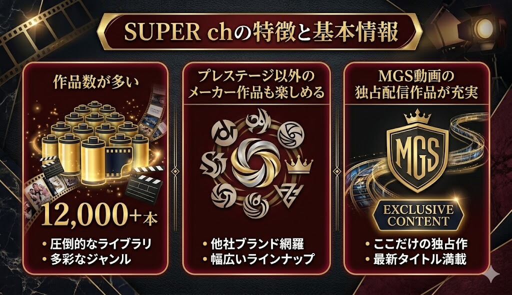 SUPER chの特徴と基本情報