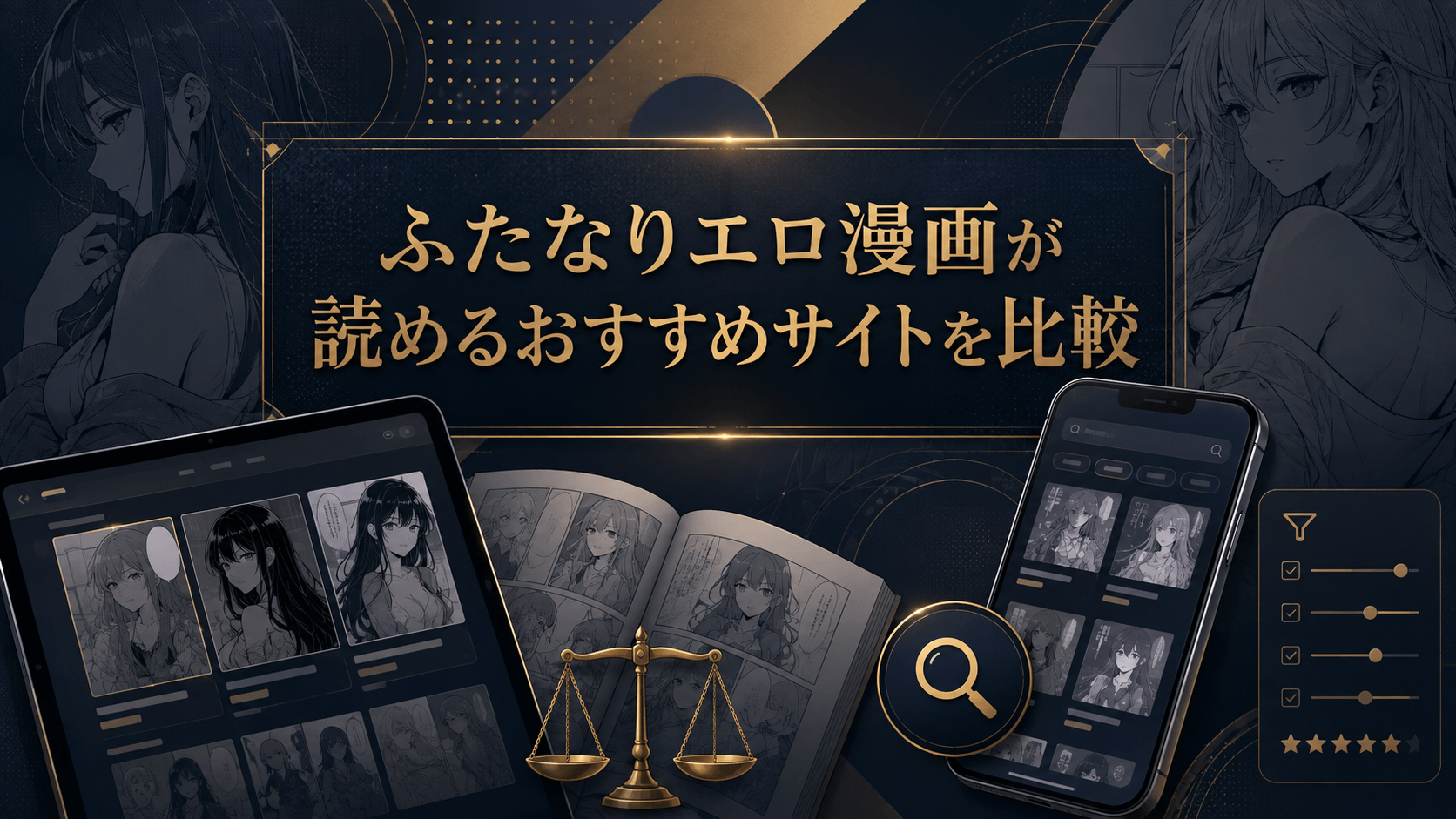 ふたなりエロ漫画が読めるおすすめサイトを比較したアイキャッチ画像