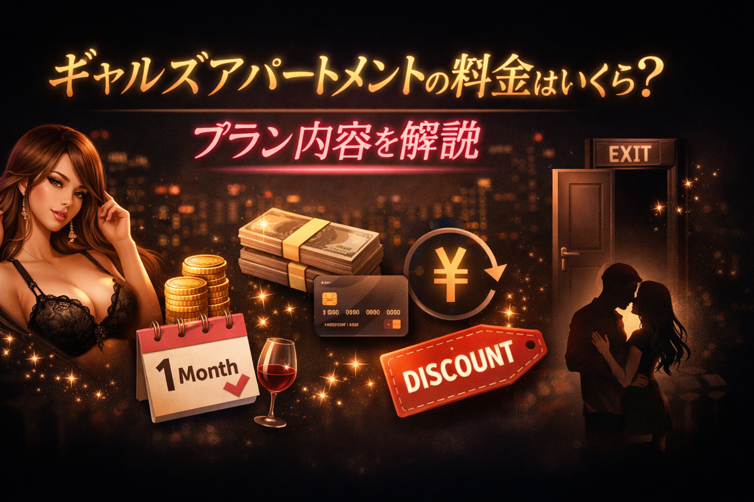 ギャルズアパートメントの料金はいくら？プラン内容と仕組みを徹底解説