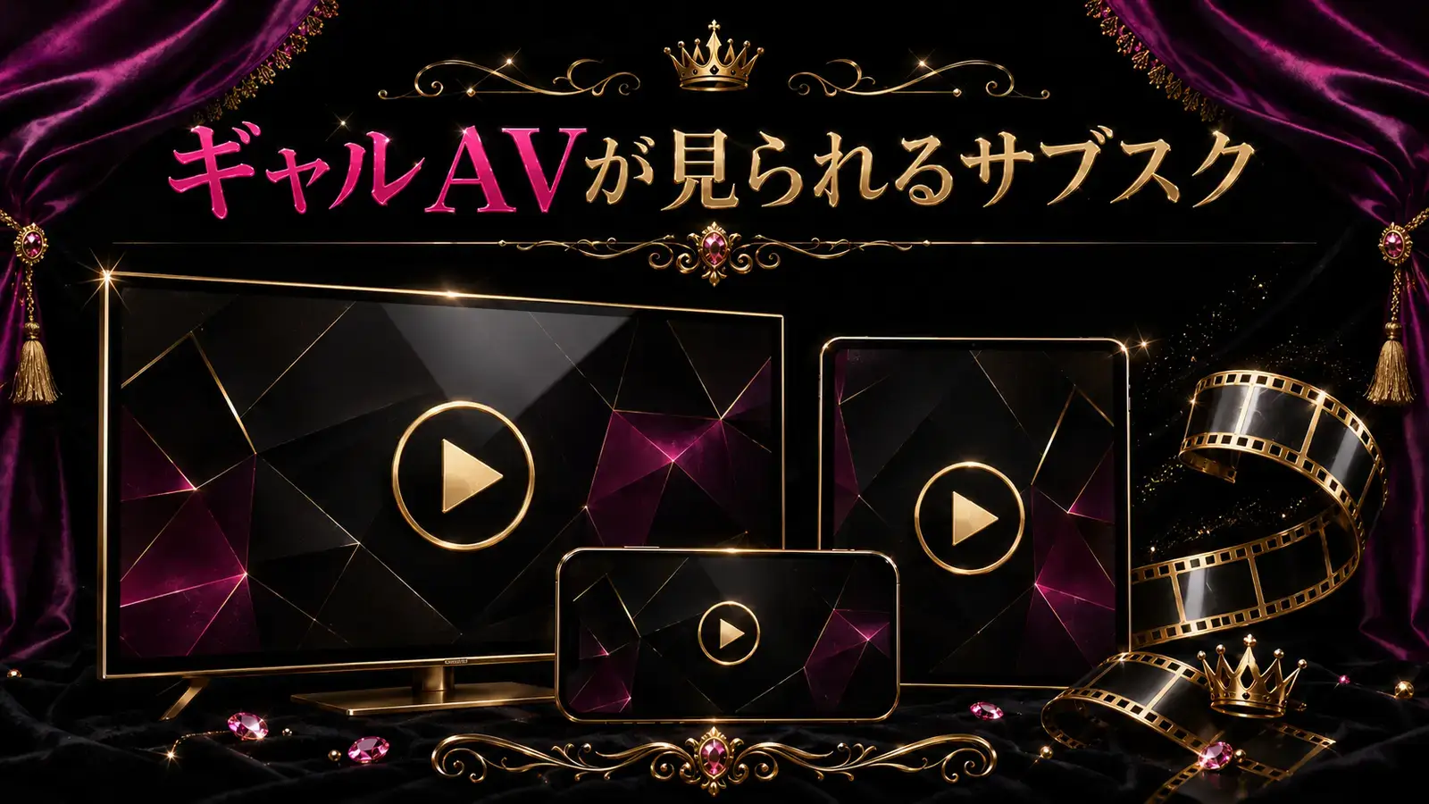 ギャルAVが見られるサブスクのイメージ