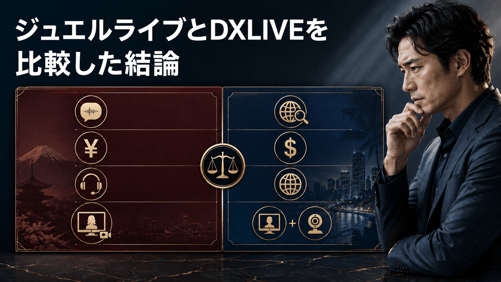 ジュエルライブとDXLIVEを比較した結論