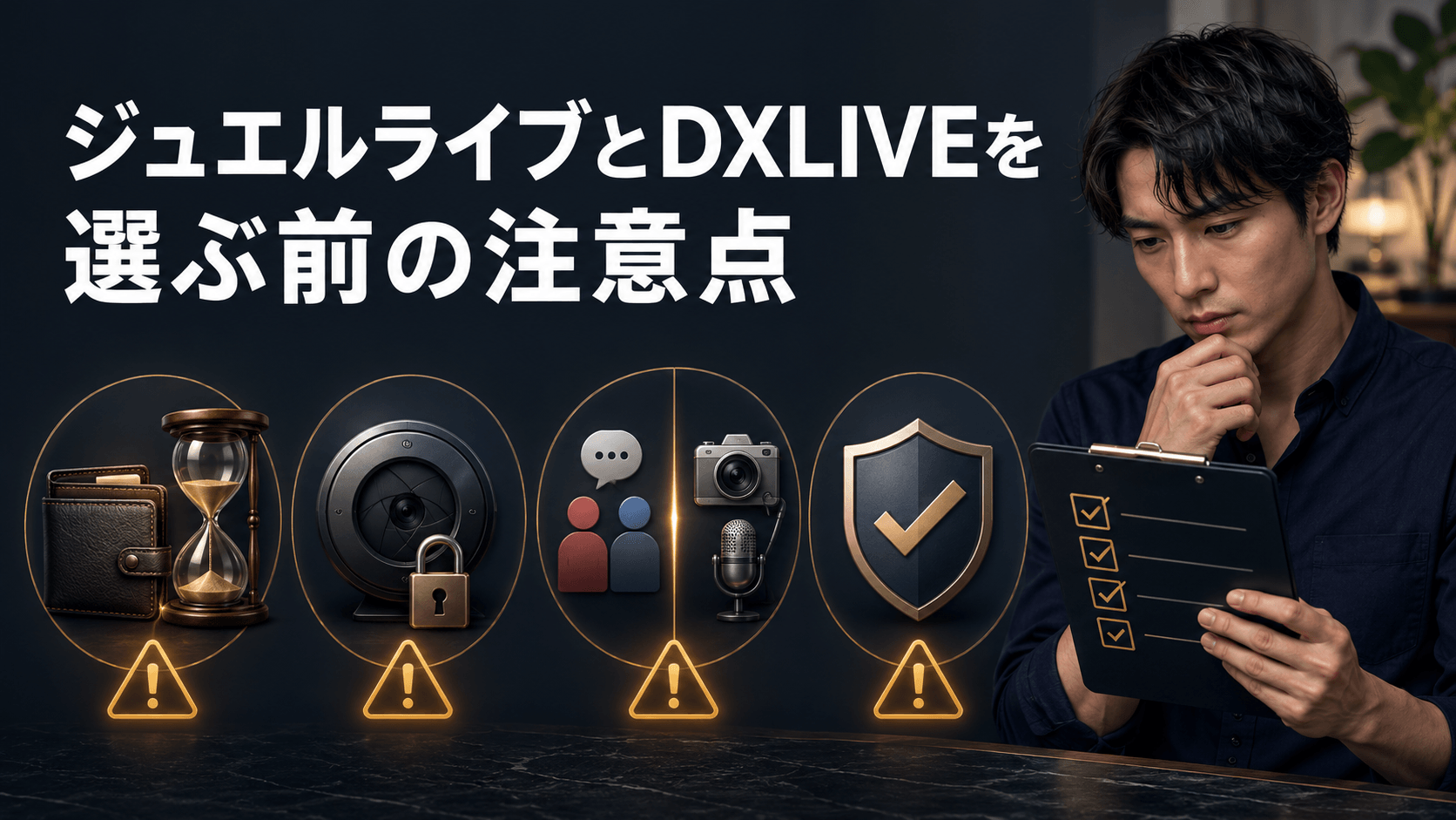 ジュエルライブとDXLIVEを選ぶ前に確認したい注意点