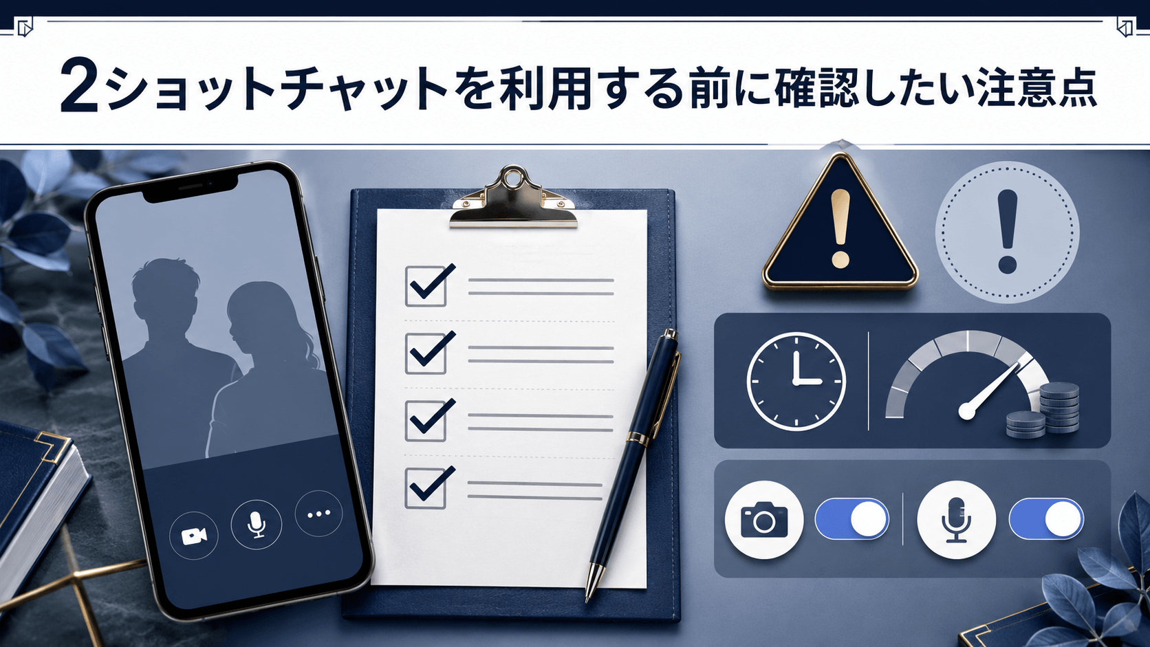 2ショットチャット利用前に確認したい料金・時間・カメラ・マイクの注意点