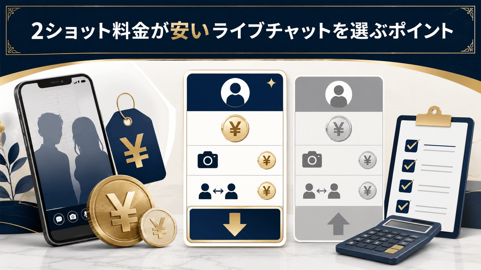 2ショット料金や双方向の追加料金を比較して安いライブチャットを選ぶポイント