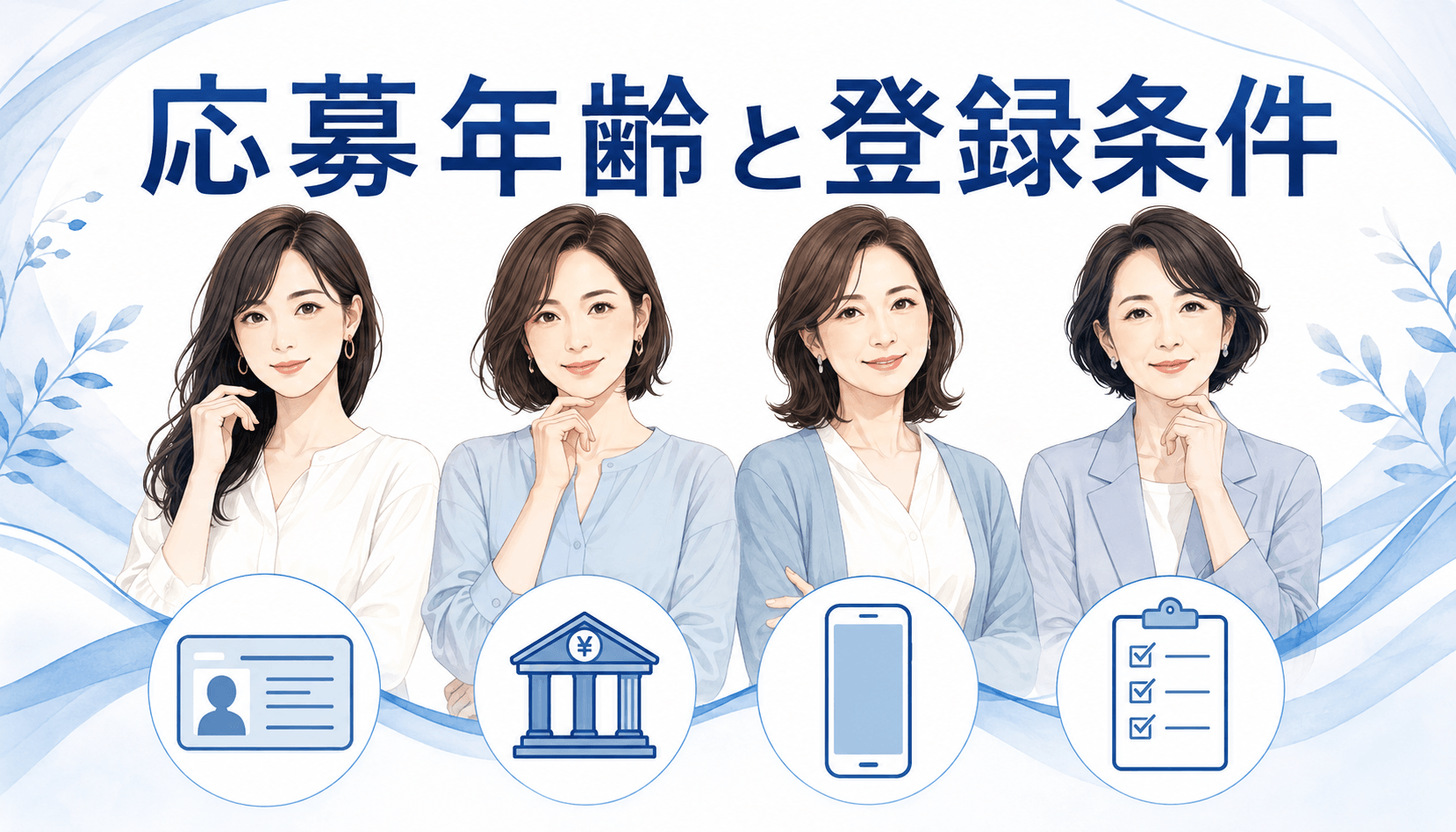マダムライブの応募年齢と本人確認などの登録条件を示す画像
