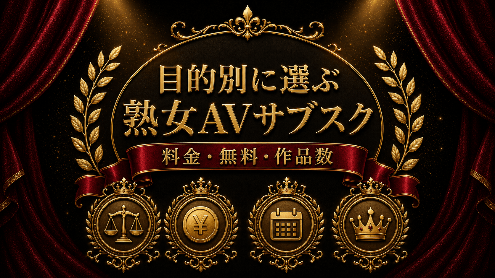 目的別に選ぶ熟女AV見放題サブスク