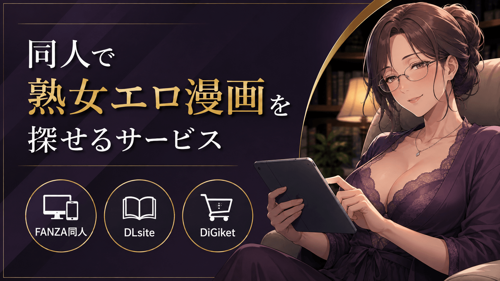 同人で熟女エロ漫画を探せるサービス