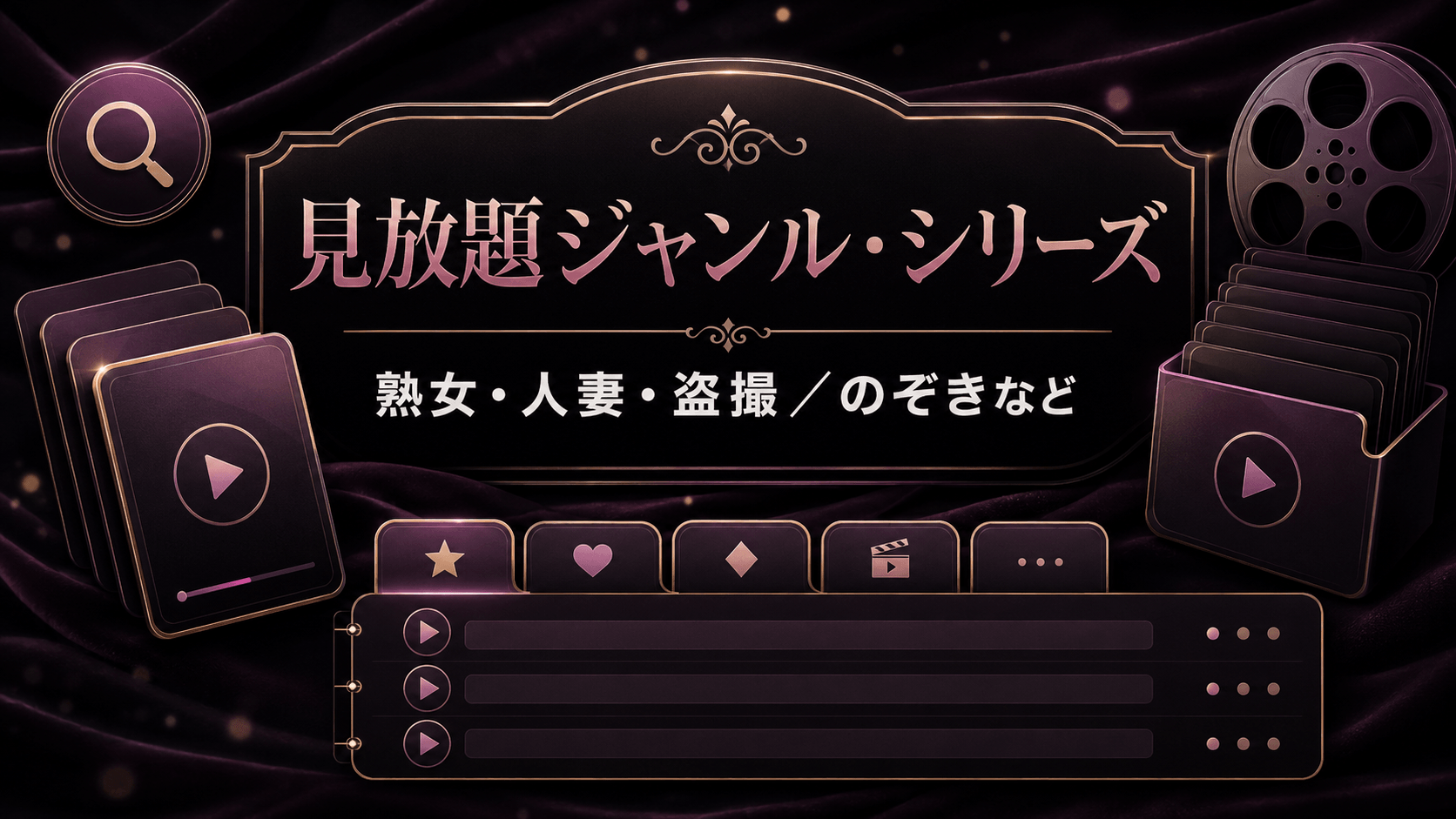 NEXTBBで見放題になるジャンルとシリーズの特徴