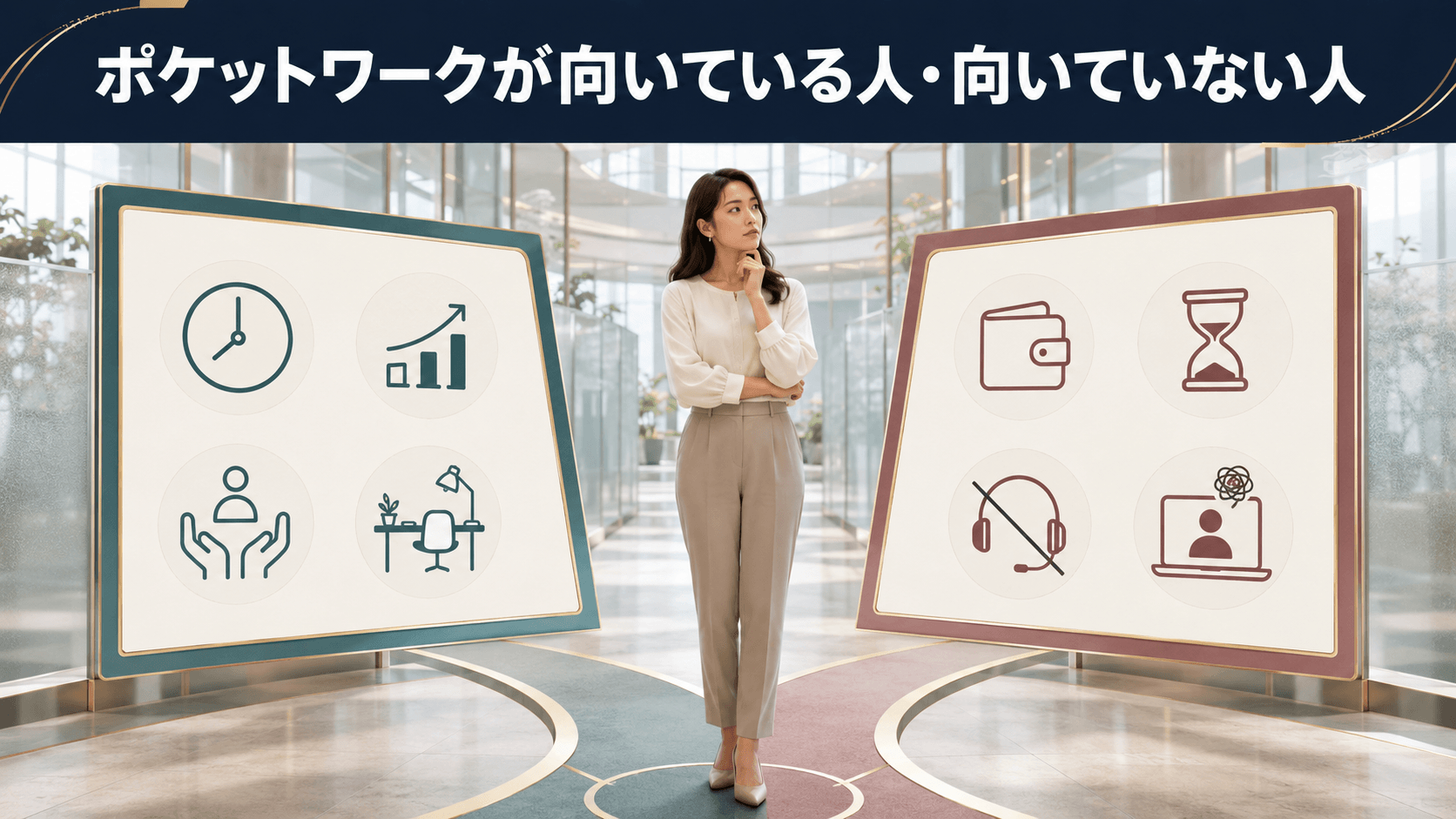 ポケットワークが向いている人と向いていない人の特徴
