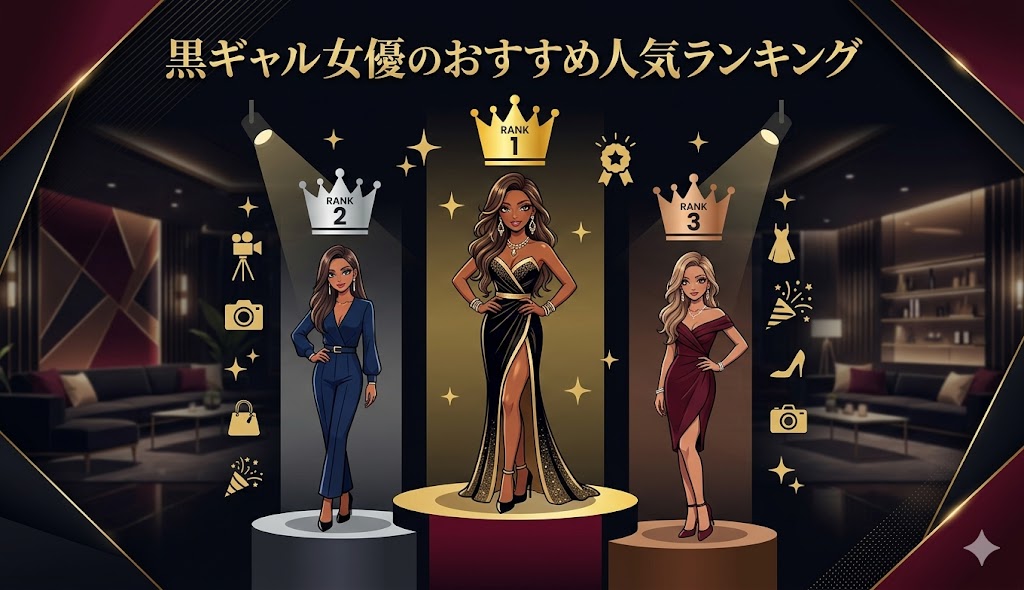 黒ギャルAV女優のおすすめ人気ランキング