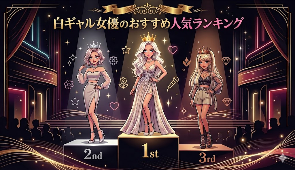白ギャルAV女優のおすすめ人気ランキング