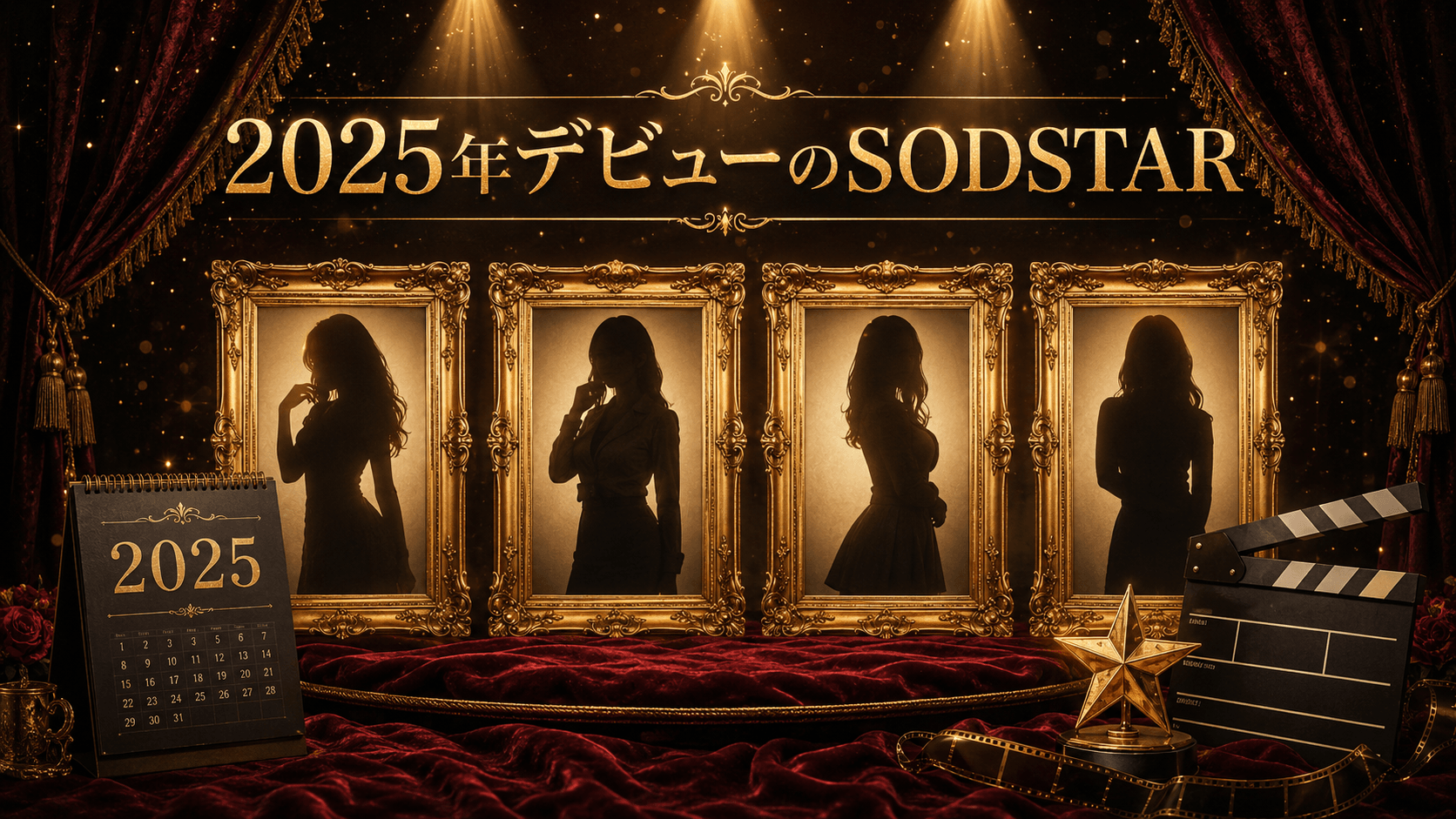 2025年デビューのSODSTAR女優4人を紹介する画像