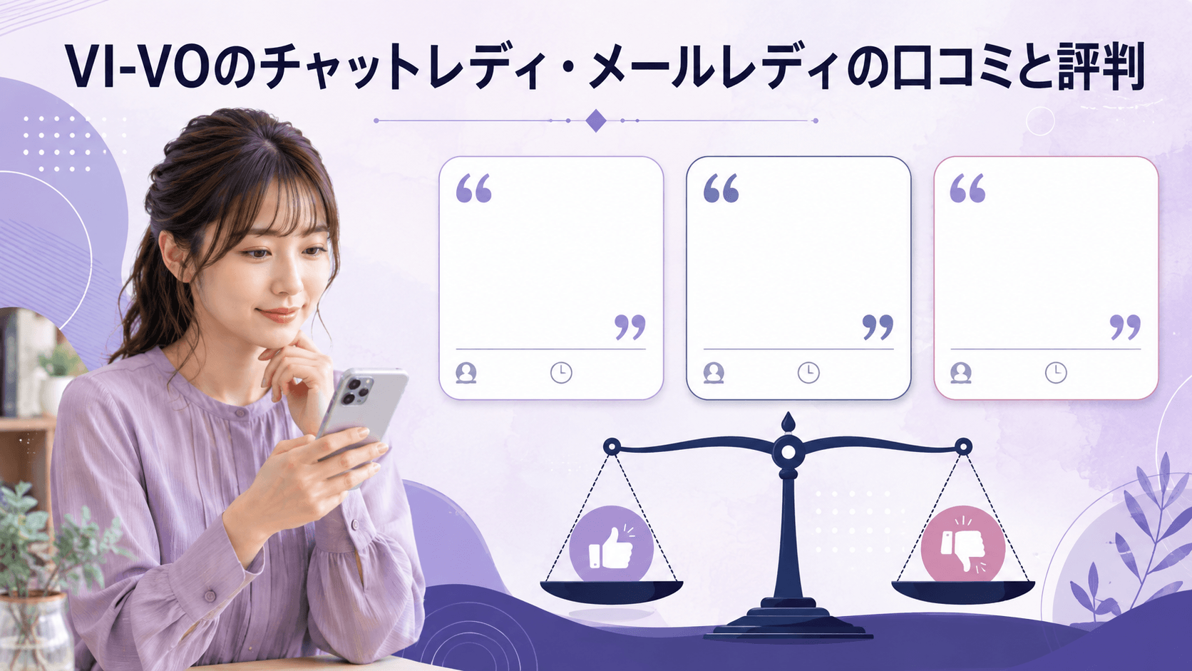 VI-VOのチャットレディ・メールレディの口コミと評判